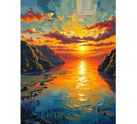 Sunset Sketchbook for Artists - Inspiring 8.5 x 11 Sketch Pad with 120 Blank Pages for Drawing & Creativity: 120 crisp white pages - Unlined and perfect for pencil, ink, or light color work