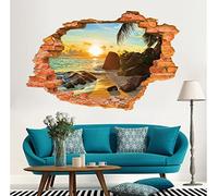 Sunset View A Beautiful Paisaje Pegatinas de pared extraíbles calcomanías para decoración del hogar para niños y niñas