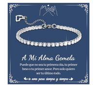 SUNSH Regalos San Valentin Regalo para Mujer,Pulsera Mujer Regalos Originales para Mujer,Regalo Cumpleaños Mujer,Regalo San Valentin Mujer Esposa Novia Alma Gemela-Alma Gemela