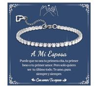 SUNSH Regalos San Valentin Regalo para Mujer,Pulsera Mujer Regalos Originales para Mujer,Regalo Cumpleaños Mujer,Regalo San Valentin Mujer Esposa Novia Alma Gemela-Esposa
