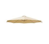 Sunshade Umbrella Top, Patio Replacement Canopy Cover Set, Weather Resistant with Six Rib Support, Outdoor Garden Umbrella Replacement Fabric Cover, Deck with Style Shade Covers for Beach Balcony Use