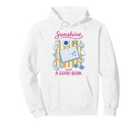 Sunshine and A Good Book Summer Reading Beach Reads Bookworm Sudadera con Capucha