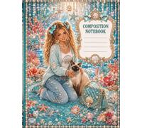 Sunshine Dreams Composition Notebook: A Stylish Journal & Notebook Featuring Cozy Vibes, Sunflowers, and an Adorable Orange Tabby Companion