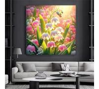 Sunshine Flowers Spring Jigsaw Puzzle 35 Pieces 30x30cm/12x12inch, Difficult Jigsaw Puzzles for Adults 35, Beautiful Art Work, Great Festive Puzzle Gift for Men/Women