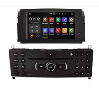 Sunshine Fly 7 Pulgadas Android 8.0 Quad Core 1024 * 600 capacitiva Pantalla táctil, DVD, navegador Auto Radio estéreo GPS para Mercedes Benz C200 C180 W204