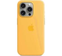 (Sunshine) For Apple iPhone 15 Pro Silicone Case with MagSafe