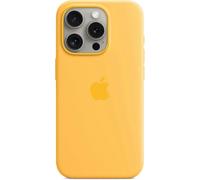 (Sunshine) For Apple iPhone 15 Pro Silicone Case with MagSafe