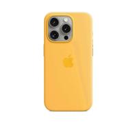 (Sunshine) For Apple Iphone 15 Pro Silicone Case With Magsafe