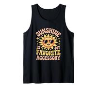 Sunshine Is My Favorite Accessory Cute Summer Camiseta sin Mangas