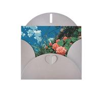 Sunshine Petals - Tarjeta de felicitación con sobre gris para vacaciones, cumpleaños, bodas, aniversarios, escribir bendiciones únicas