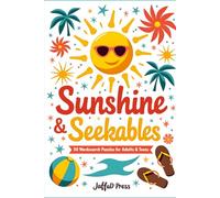 Sunshine & Seekables Wordsearch: A Relaxing Summer Word Search Puzzle Book for Adults Featuring Travel, Ocean & Sunshine Themes