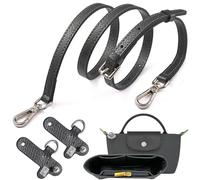 Sunshine smile correa de hombro y organizador, organizador de bolsos para mini, organizadores de bolsos mini, correa de repuesto de cuero ajustable en longitud (gris grafito)