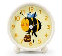 Sunshine smile Despertador Infantil, Réveil Enfant Educatif Jour/Nuit, Machine Sonore, Réveil d'apprentissage,Despertador para niños, analógico sin tictac,Reloj de Aprendizaje