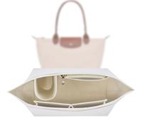 Sunshine smile Organizador para bolso Longchamp, Organizador para Longchamp Pliage L, Organizador de bolsillos interiores, Organizador de bolsos, Bolso de mano de fieltro con múltiples bolsillos