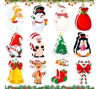 Sunshine smile Pack de 12 Notas Adhesivas navideñas, Bullet Journal Notas Adhesivas, Mini Notas Adhesivas navideñas, Notas Adhesivas navideñas, Notas Adhesivas navideñas, Bloc de Notas navideño, Nota