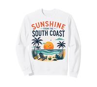 Sunshine South Coast Beach Escena de Vacaciones Sudadera