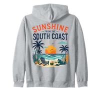 Sunshine South Coast Beach Escena de Vacaciones Sudadera con Capucha