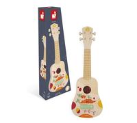 Sunshine Ukelele de madera - Instrumento musical para nios - Juego de simulacin y juguete de despertar musical - Pintura a base de agua - A par