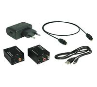 SunshineTronic Analógico A Audio Digital Convertidor + 1,8m Cable Toslink