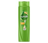 Sunsilk, Champú 2 en 1 para cabello suave y fluido, champú y acondicionador para cabello graso, para cabello ligero y brillante, fórmula Active-Fusion con aceite de árbol de té, arginina y biotina