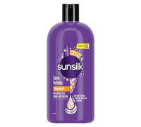 Sunsilk, Champú liso perfecto, champú para cabello liso de largo y sedoso, fórmula Active Fusion con aceite de argán, proteínas de seda y biotina para cabello visiblemente saludable, tamaño XXL 810 ml