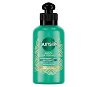 Sunsilk, Crema desenredante para rizos de ensueño, crema para cabello rizado definido, sin aclarado, fórmula Active Fusion con aceite de macadamia, elastina y biotina, 200 ml