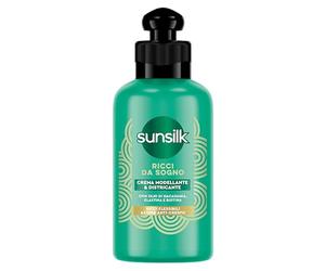 Sunsilk, Crema desenredante para rizos de ensueño, crema para cabello rizado definido, sin aclarado, fórmula Active Fusion con aceite de macadamia, elastina y biotina, 200 ml