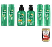 SUNSILK Ricci da Sogno-2 champús, 2 bálsamos, 2 cremas desenredadoras + Polpa italiana Gourmet 400 g
