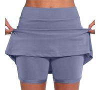 Sunskirts 2025 - Falda casual de moda ligera y suave, ajuste holgado, falda hawaiana para fiesta en la playa, faldas de verano para mujer 2025, azul marino, 3XL