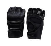 SunsoilGiant 1 Par de Guantes de Boxeo de Cuero PU Abiertos Transpirables Cómodos para Adultos y Niños para Entrenamiento Muay Thai Kickboxing Sparring y, Color