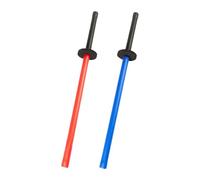 SunsoilGiant 2 Piezas de Entrenamiento para Niños Esgrima Práctica Infantil Palo de Esponja Segura Mango Ergonómico Adecuada para Clases de Artes Ma, 80cm
