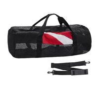 SunsoilGiant Bolsa de Malla Duffel para Buceo con Gran Capacidad y Bolsillo Lateral Exterior Correas Ajustables Desmontables y Doble Cremallera Adecuada para, Piazza
