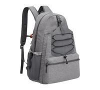 SunsoilGiant Bolsa para Raquetas de Tenis con Cierre de Cremallera, Bolsa Grande para Raquetas de Bádminton Y Pickleball para Hombres Y Mujeres, Gris
