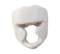 SunsoilGiant Casco de Boxeo con Cobertura Facial Completa, Entrenamiento, Protector de Cabeza de Alta Resistencia Adecuado para Sparring Y Muay Thai, Blanco