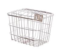 SunsoilGiant Cesta de Almacenamiento para Bicicleta, Cesta Metálica Práctica para Bicicletas Plegables, Cesta Delantera para Bicicleta, Cesta para Manillar Delante, B