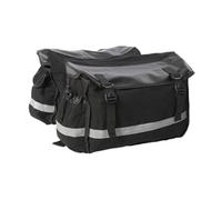 SunsoilGiant Doble, para Bicicleta, Versátil, Bolsa de Sillín para Bicicleta, Bolsas para Portaequipajes Trasero, para Compras, Paseos Y Viajes, Negro