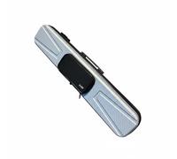SunsoilGiant Estuche de Taco de Billar Maletín Funda Portacues con de Código Estuche Rígido de Alta Resistencia a Presión Diseño Ligero con Correa y Asa Slots para, Gris Plata