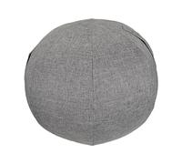 SunsoilGiant Funda para Pelota de Ejercicio Protector de Balón para Y Pilates Envoltura con Asa Ligera Y Antideslizante Diseño en Lino Resistente Y Transpirab, Gris 55cm