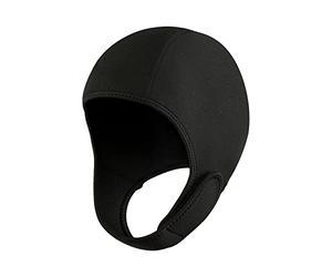 SunsoilGiant Gorro de Neopreno de 2 Mm para Buceo, Gorro Térmico para Y Mantenerse Caliente, para Mujeres, Hombres Y Piragüismo, Negro