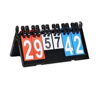 SunsoilGiant Marcador, Marcador Deportivo, Portátil, Plegable, Marcador Manual, de Puntos para Béisbol, Tenis de Mesa, Billar, Deportes de Equipo, Estilo un