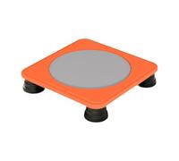 SunsoilGiant Mini para Niños Cama Elástica Compacta Equipo de Juguete Sensorial Cama de Salto Material de PP Adecuado para Ejercicios Dentro del Hogar Y, Naranja