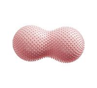 SunsoilGiant Peanut Bola Pilates con Bomba Manual y Tapón Equipo de Ejercicio de Estabilidad y Asiento Sensorial PVC Resistente para Comodidad Adecuado para, Rosa