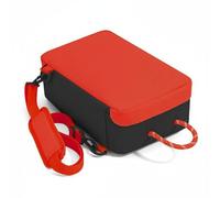 SunsoilGiant Portaequipos Deportivo Impermeable Bolsa Estuche para Zapatillas Funda para Botas con Correa Ajustable y Asa de Mano Adecuado para Fútbol Base Viajes, Array, Rojo Y Negro, L
