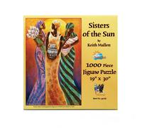 SUNSOUT INC - Hermanas del Sol - Rompecabezas de 1000 piezas del artista Keith Mallett - Tama o final: 48 x 76 cm - MPN: 59267
