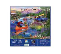SUNSOUT INC Out on The Lake 1000 pc Rompecabezas de rompecabezas