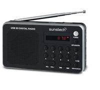 Sunstech Portable digital AM/FM radio silver Portátil Analógica Negro, Plata