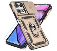 SunStory Funda compatible con Motorola Moto G Power 5G 2025/Moto G Power 5G 2026/Moto G Play 2025 con protector de pantalla HD, cubierta de cámara deslizante y soporte, [grado militar], funda para