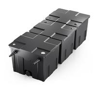 SunSun Bio CBF-350C Filtro para estanques de hasta 90.000 l, MAX. 10.000 l/h 3 cámaras Filtro de Estanque Modular