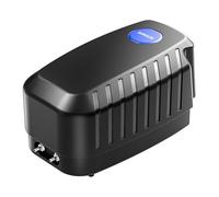 SunSun CAP-20 Bomba de oxígeno 8 W Bomba de Aire para Acuario de 8 m³ y Estanque de jardín aireador Estanque 13 l/min con 4 Salidas de Aire 2 Piedras de Aire y 2 válvulas antirretorno