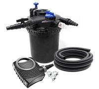 SunSun CPF-10000 SET 12000l 11W UVC NEO6000 Bomba Manguera Set de filtro para estanque